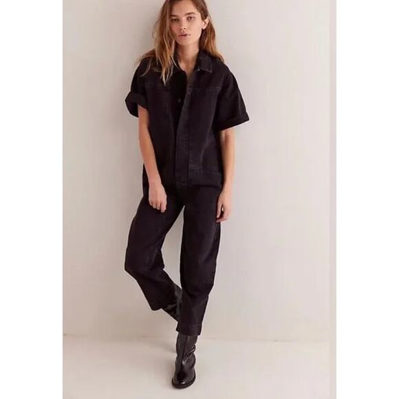 Free People We The Free Golden Days Jumpsuit XS NEW - Picture 1 of 6
